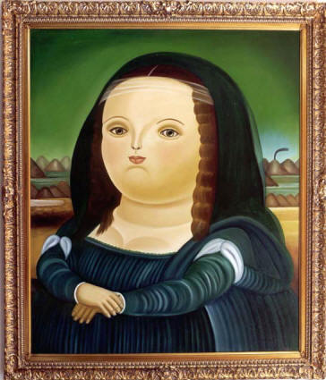fernando_botero_Monna Lisa a 12 anni
